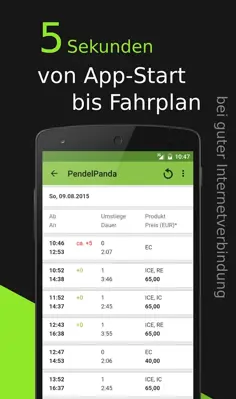 PendelPanda android App screenshot 4